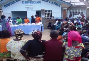 IKYA members training women and youth in Bunyakiri, DRC.